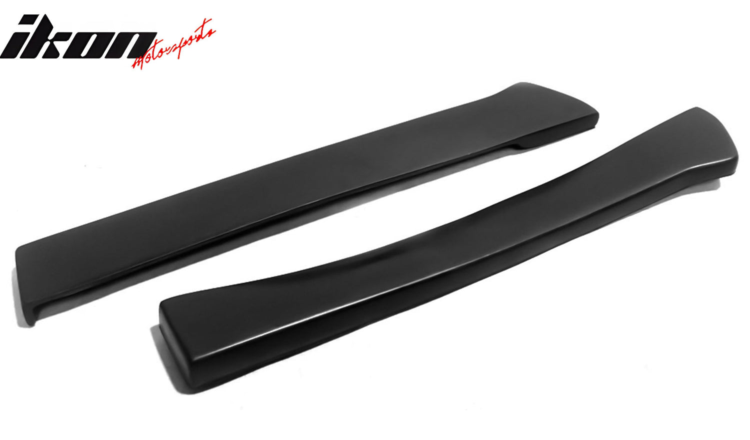 Universal 16" x 2" Rear Bumper Lip Side Aprons Splitter Unpainted