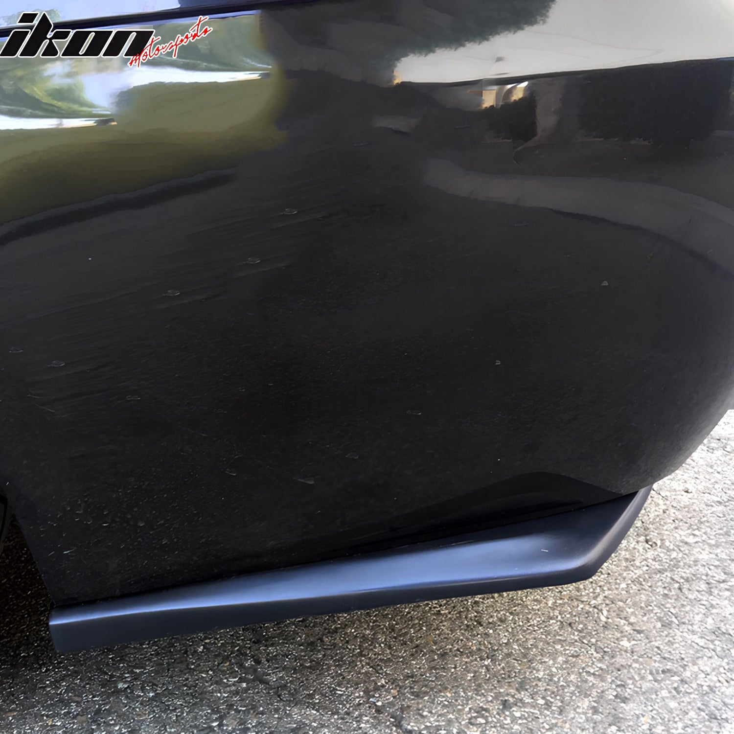 Universal 17" x 7" DT Style Rear Lip Side Corner Aprons Canard Caps