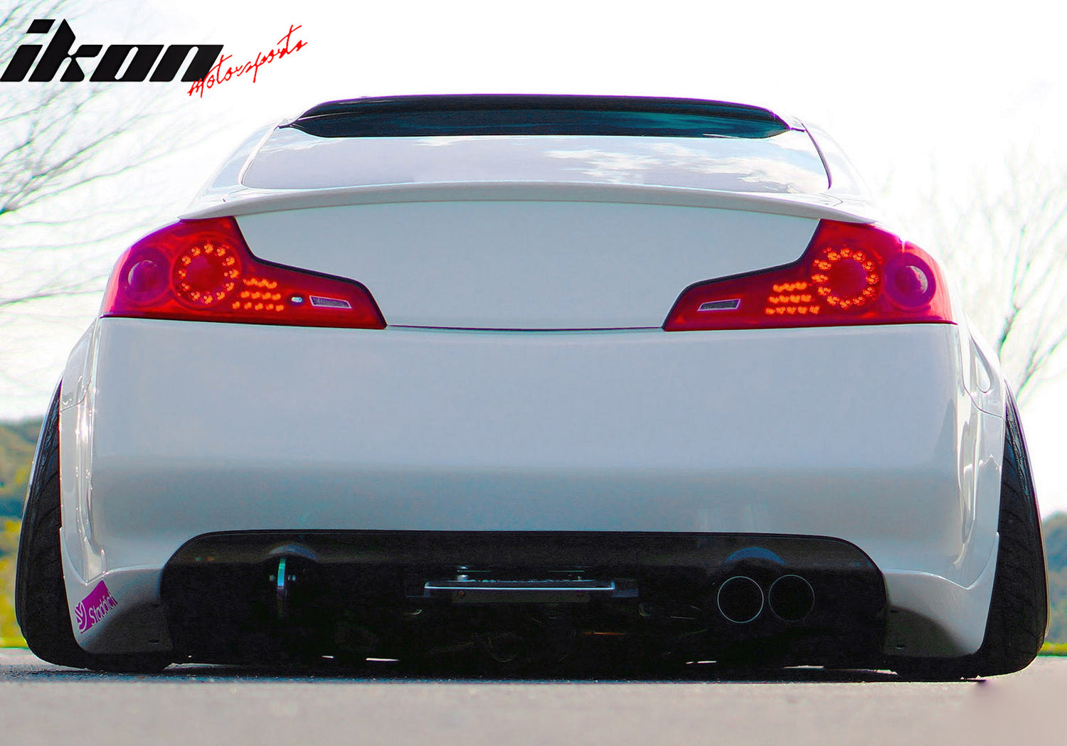 2003-2007 INFINITI G35 OE Style Rear Lip Corner Aprons Splash Guards