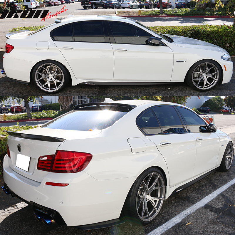 Universal V1 Style Matte Black 2PCS Rear Bumper Lip Splitters Guard PP