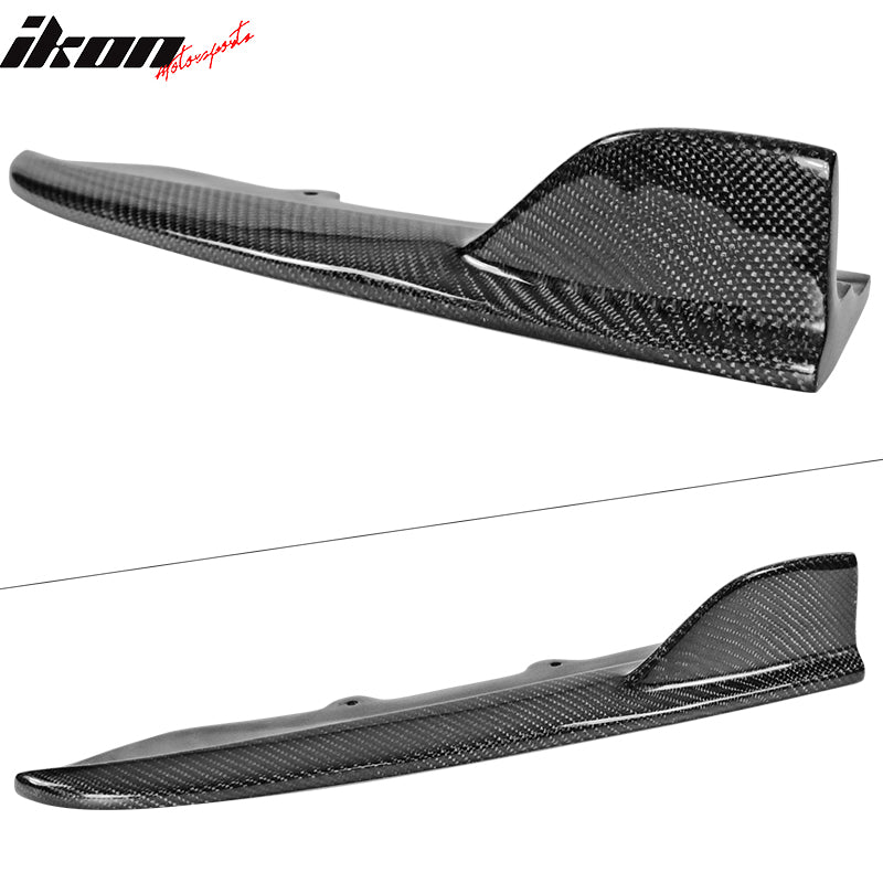 2012-2018 BMW F30 M-tech FD Rear Bumper Side Apron Matte Carbon Fiber