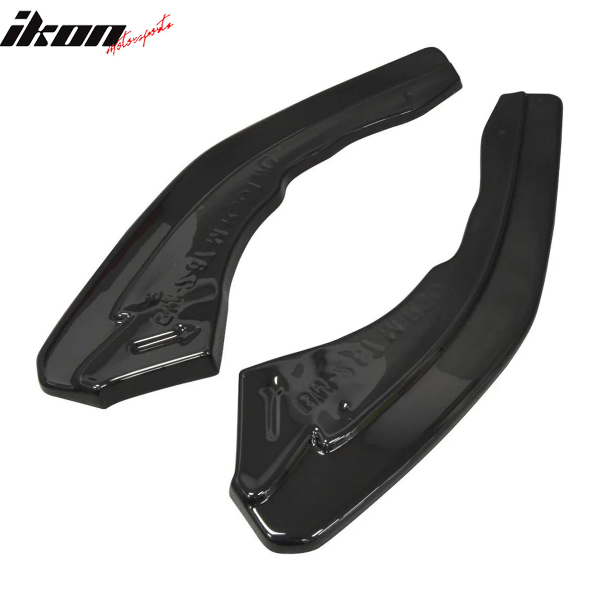 2016-2022 BMW F87 M2 Rear Bumper Lip Aprons Unpainted Black PU