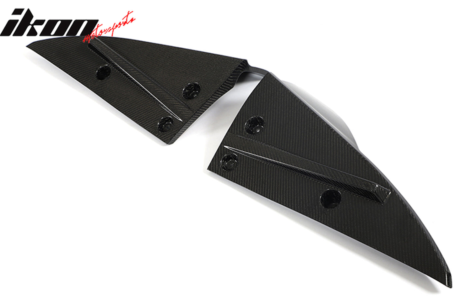 2021-2024 Tesla Model S Gloss Black V Rear Splitter Apron Carbon Fiber