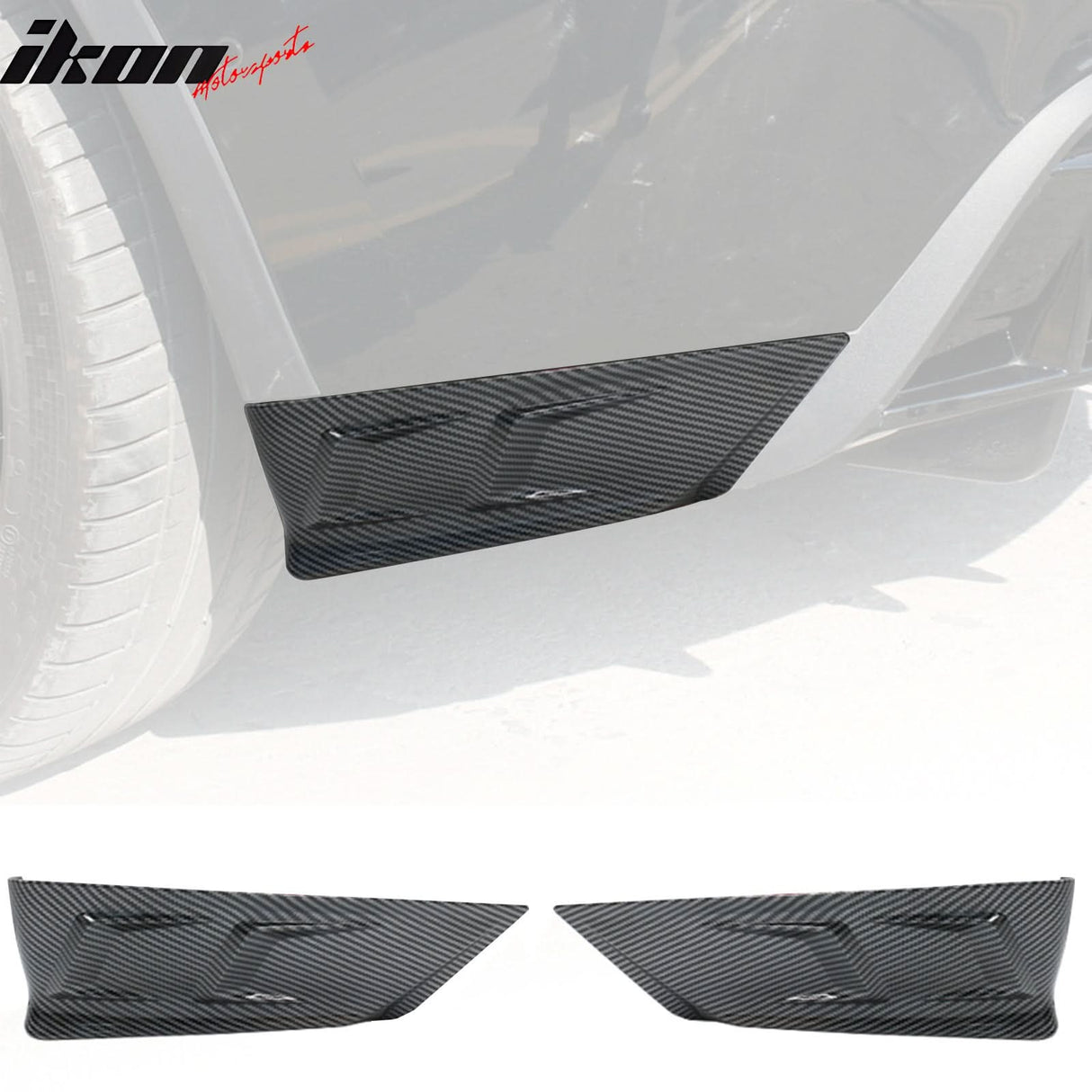2020-2024 Tesla Model Y All Models Rear Splitter Aprons PP