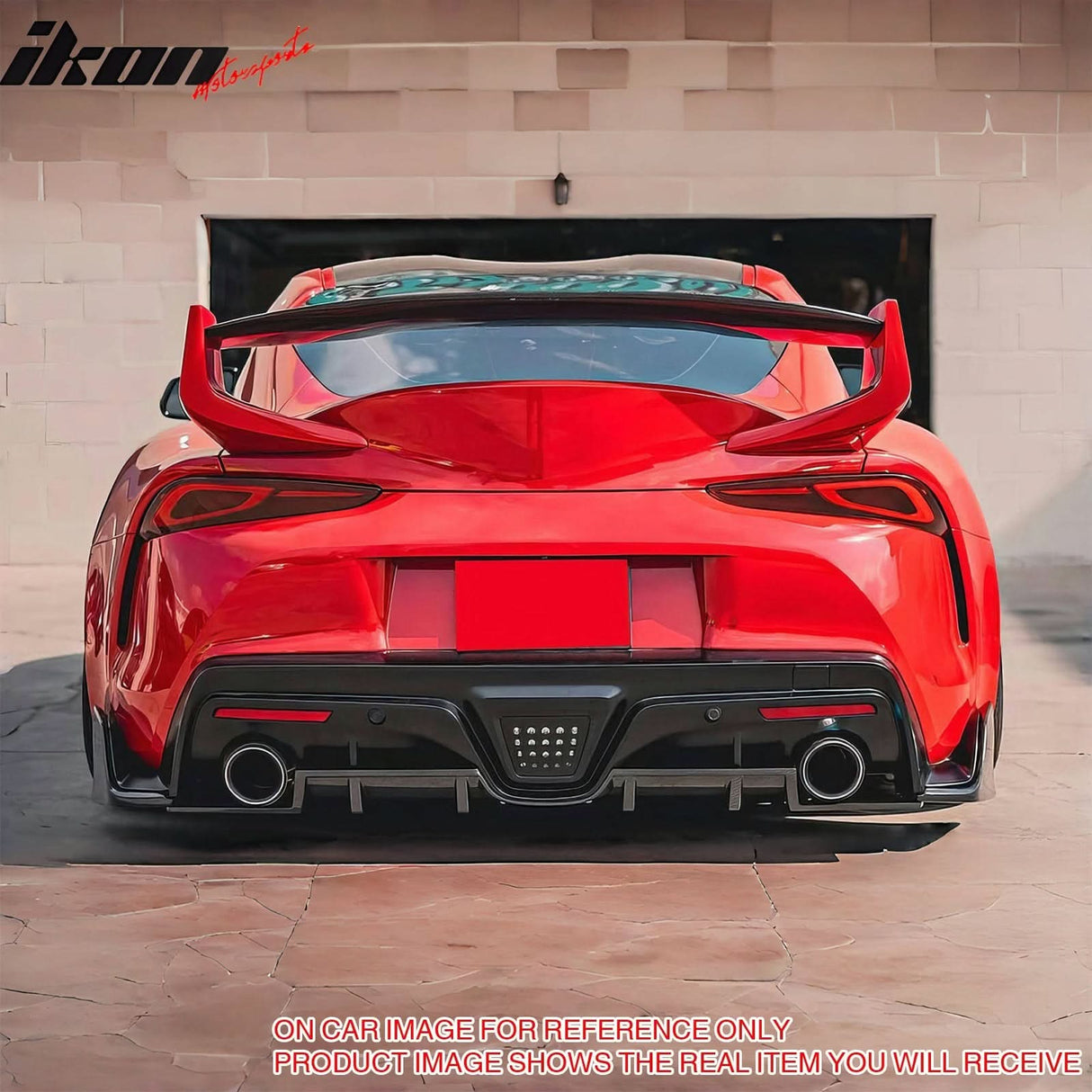 2020-2025 Toyota GR Supra Rear Bumper Splitters AG Carbon Fiber Print