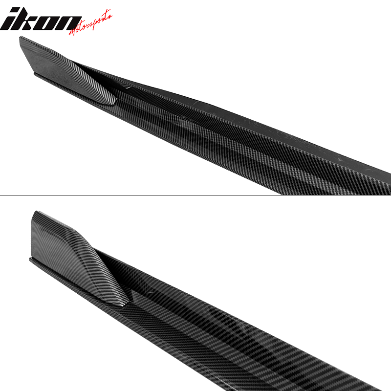 2020-2023 Bmw G06 X6 M Sport Ikon Side Skirts pp Carbon Fiber Print