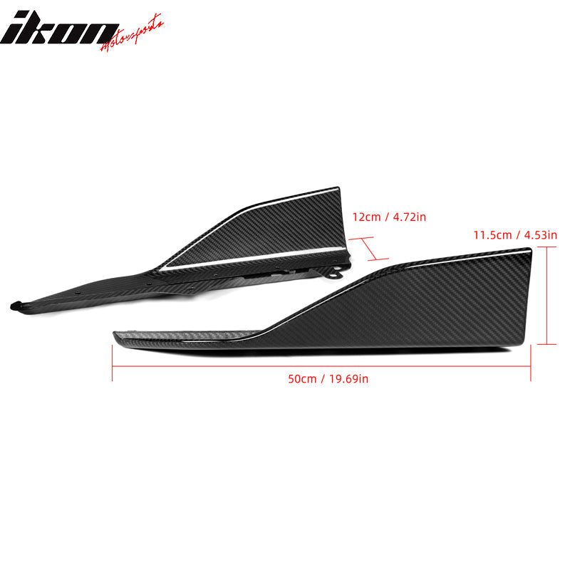 2022-2025 BMW G42 2 Series M Performance Side Skirts Dry Carbon Fiber