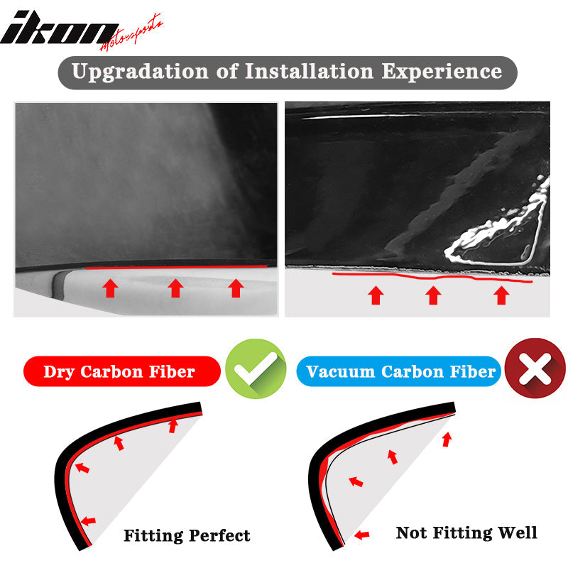 2022-2025 BMW G42 2 Series M Performance Side Skirts Dry Carbon Fiber