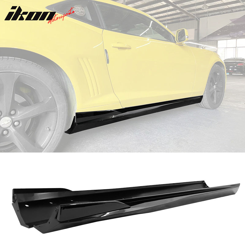 2010-2015 Chevy Camaro Rocker Style Add On Side Skirts Panel PP