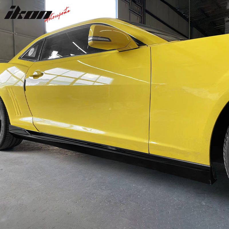 2010-2015 Chevy Camaro Rocker Style Add On Side Skirts Panel PP