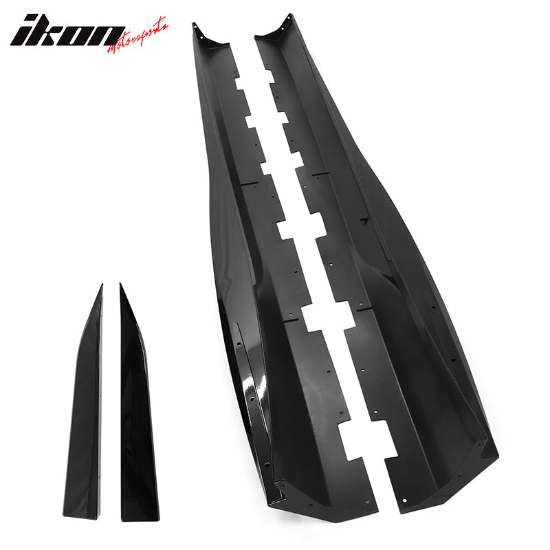 2010-2015 Chevy Camaro Rocker Style Add On Side Skirts Panel PP