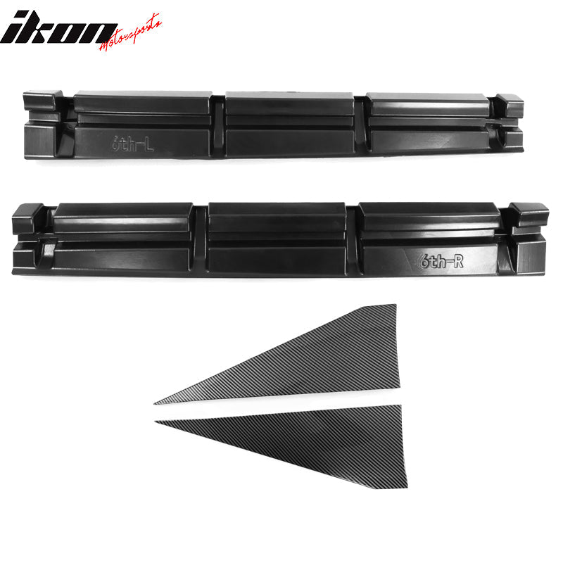 2016-2024 Chevy Camaro Ikon Style Side Skirts Rocker Panel PP