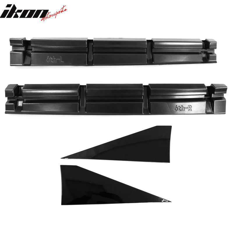2016-2024 Chevy Camaro Ikon Style Side Skirts Rocker Panel PP