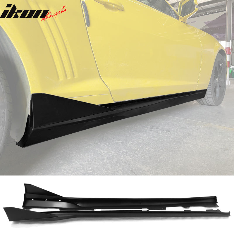 2016-2024 Chevy Camaro Ikon Style Side Skirts Rocker Panel PP