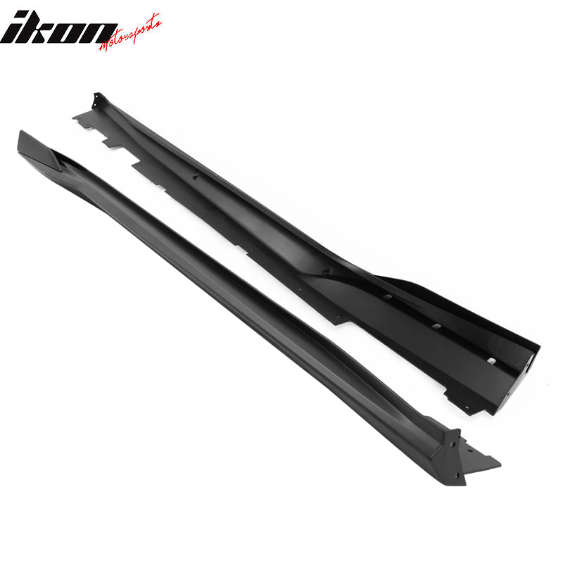 2016-2024 Chevy Camaro Ikon Style Side Skirts Rocker Panel PP