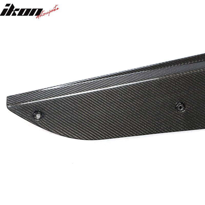 2020-2025 Chevy Corvette C8 IKON Style Carbon Fiber CF Side Skirts 2PC