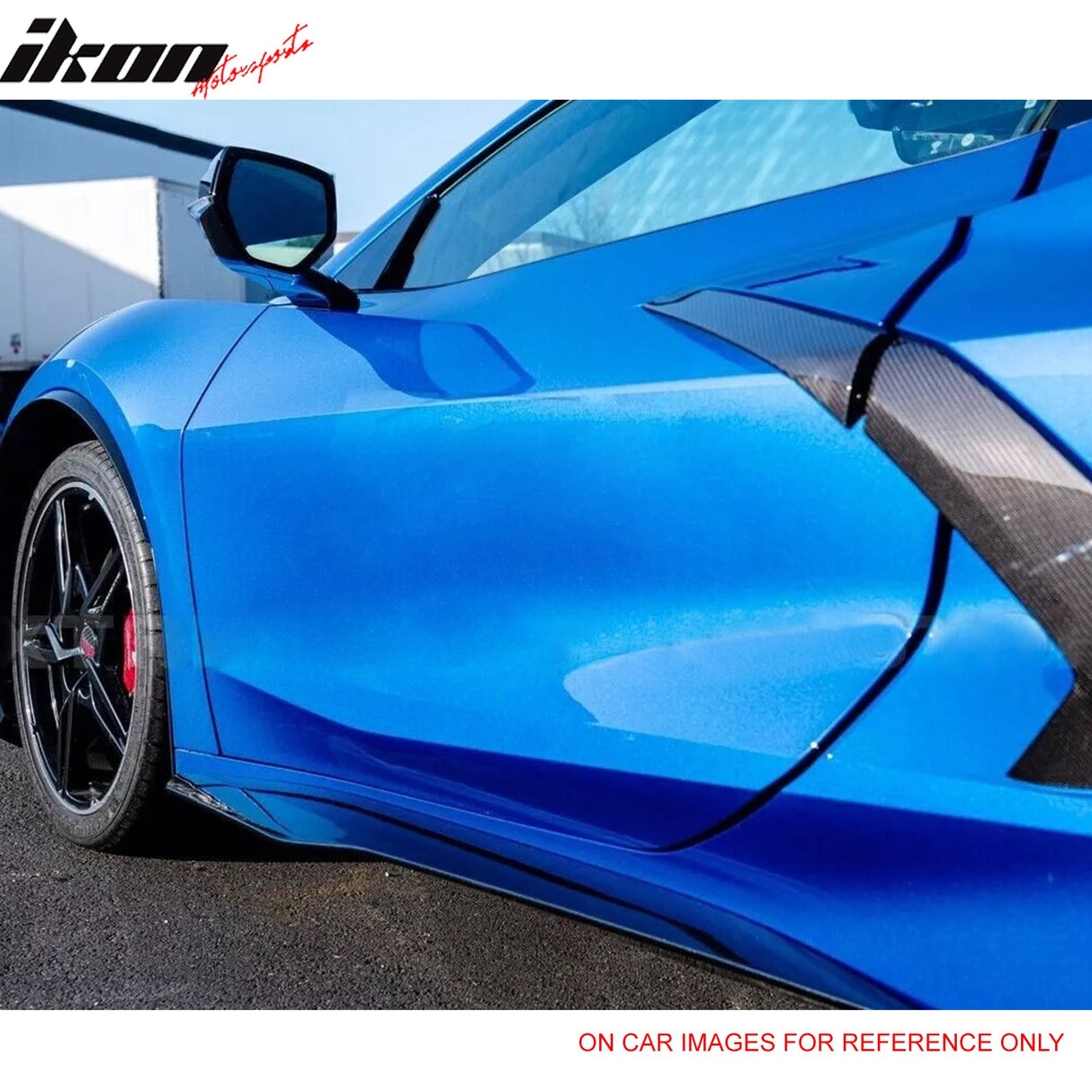 2020-25 Corvette C8 Stingray/Z51 Side Skirts Carbon Fiber Rocker Panel