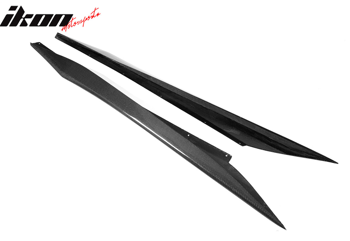 2020-25 Corvette C8 Stingray/Z51 Side Skirts Carbon Fiber Rocker Panel