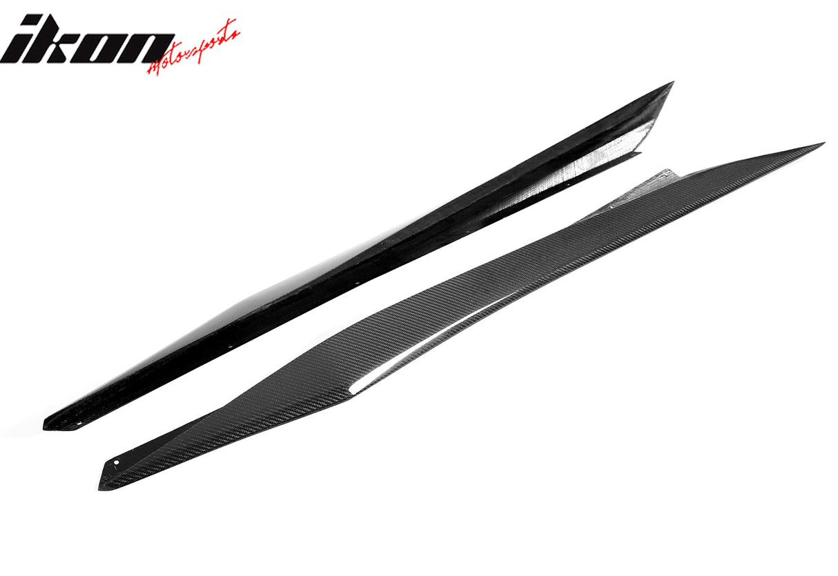 2020-25 Corvette C8 Stingray/Z51 Side Skirts Carbon Fiber Rocker Panel