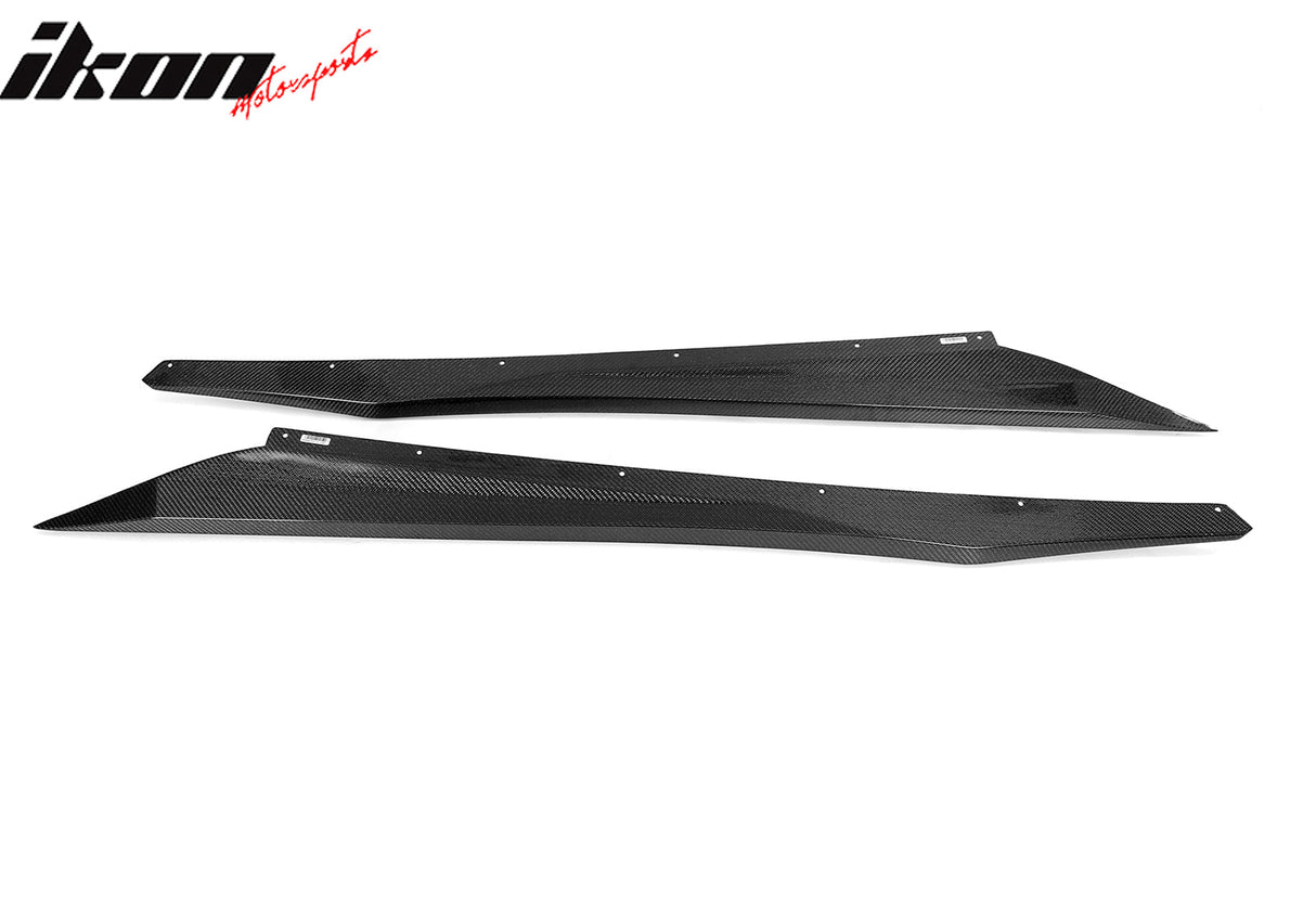 2020-25 Corvette C8 Stingray/Z51 Side Skirts Carbon Fiber Rocker Panel