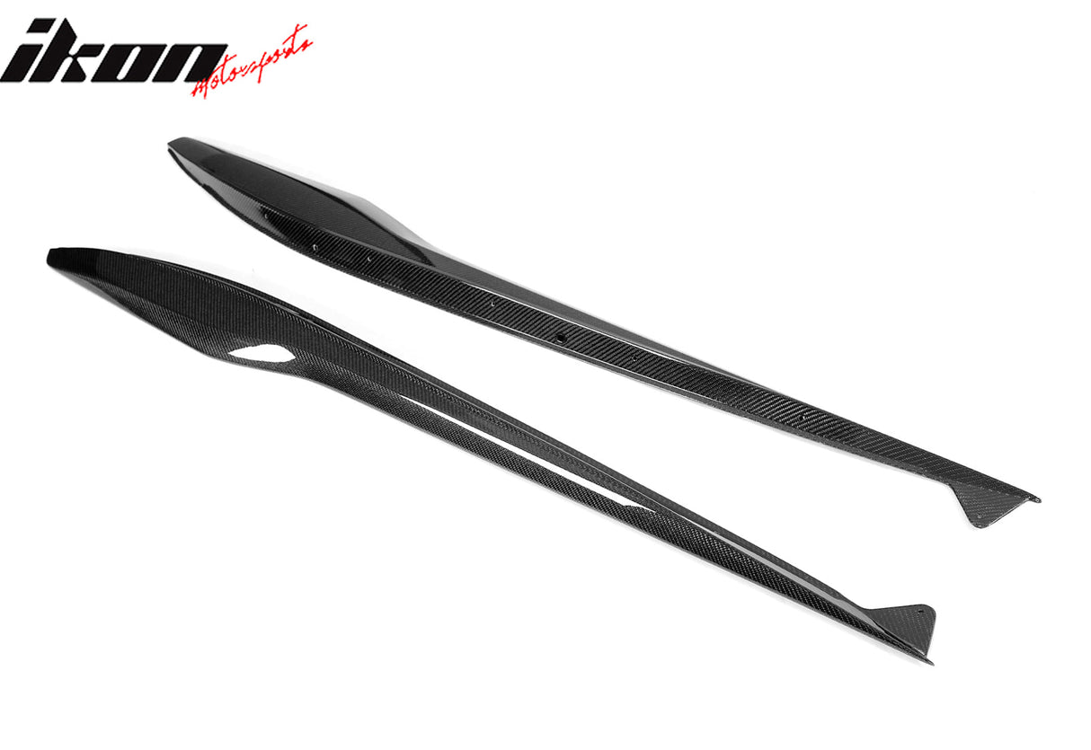 23-25 Corvette C8 Z06/E-Ray/ZR1 Side Skirts Carbon Fiber Rocker Panel