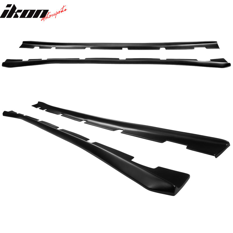 2011-2023 Dodge Charger Matte Black Side Skirts Extension PP
