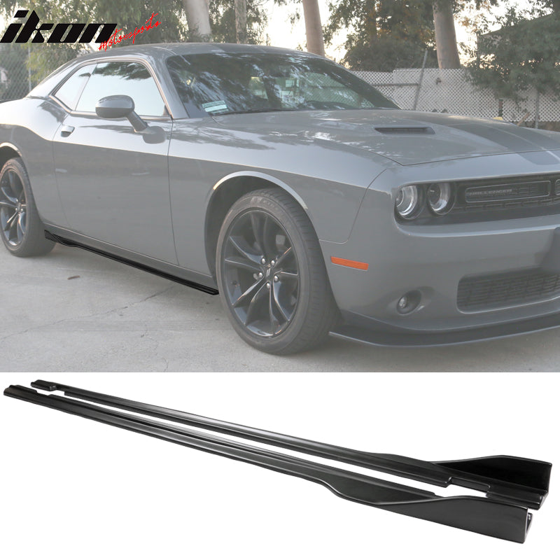 2015-2023 Dodge Challenger SXT Style Primer Side Skirts Panel PP