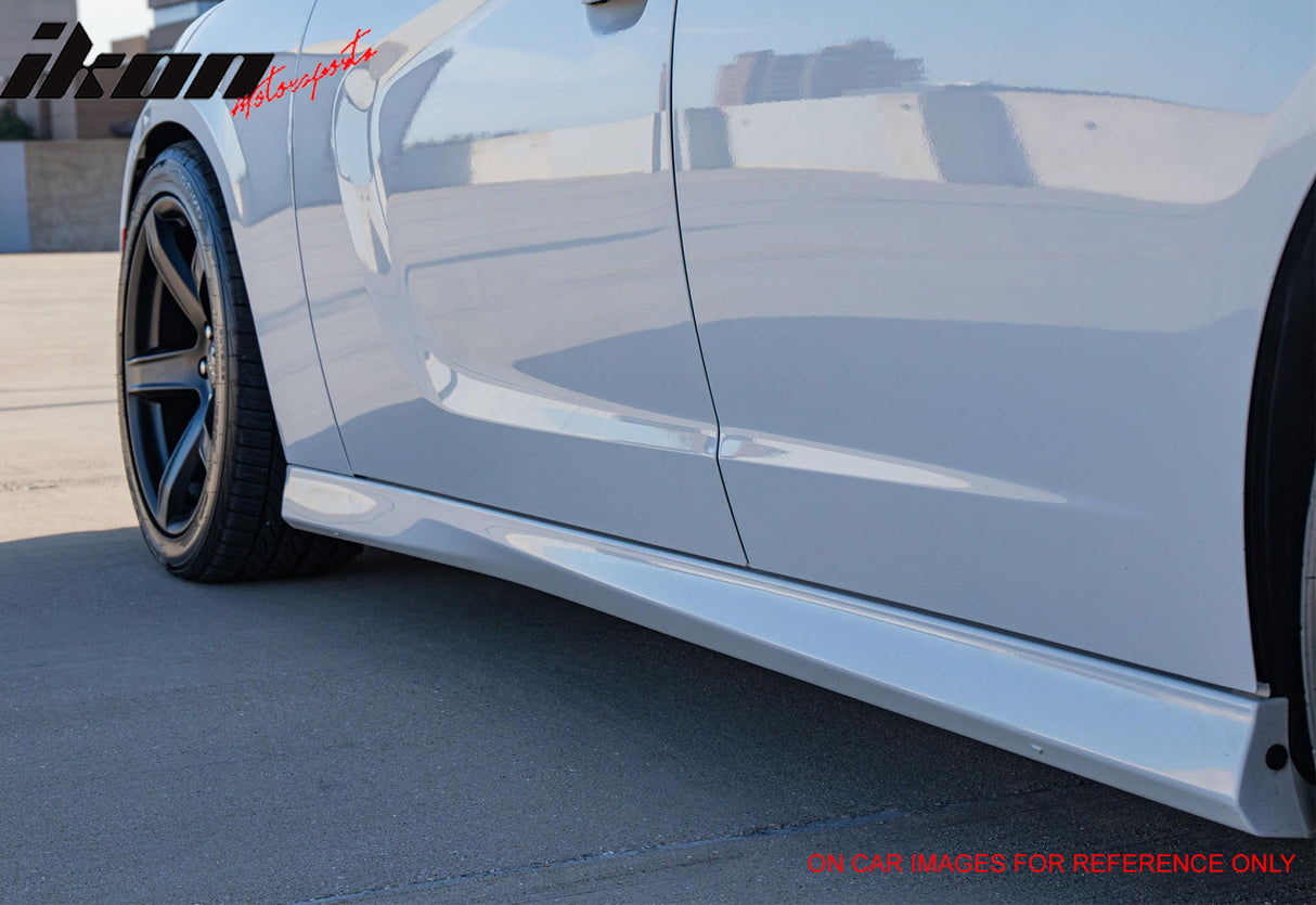2011-2023 Dodge Charger SRT Style Side Skirt Rocker Panel Extension PP