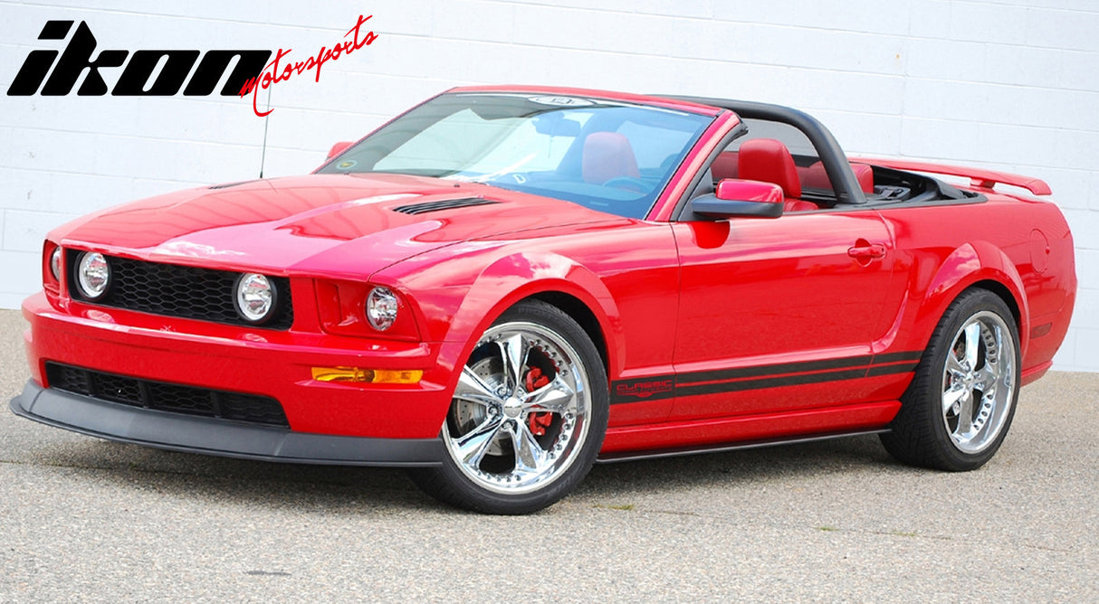 Universal Side Skirts 75" x 5" CDC Style Unpainted Black Rocker Panel