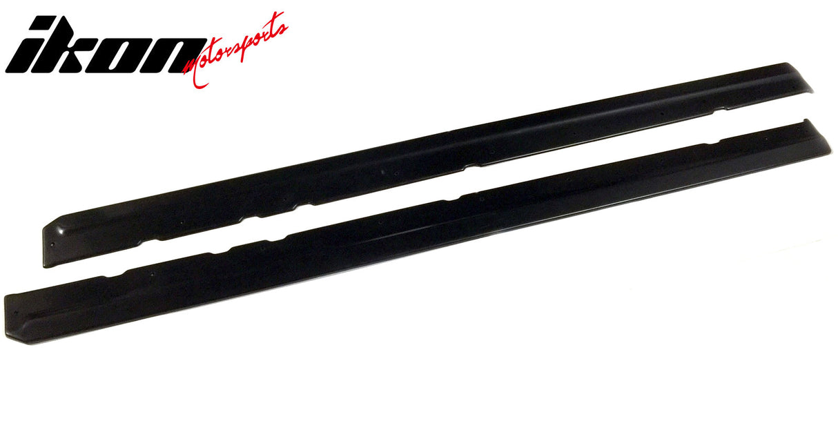 Universal Side Skirts 75" x 5" CDC Style Unpainted Black Rocker Panel