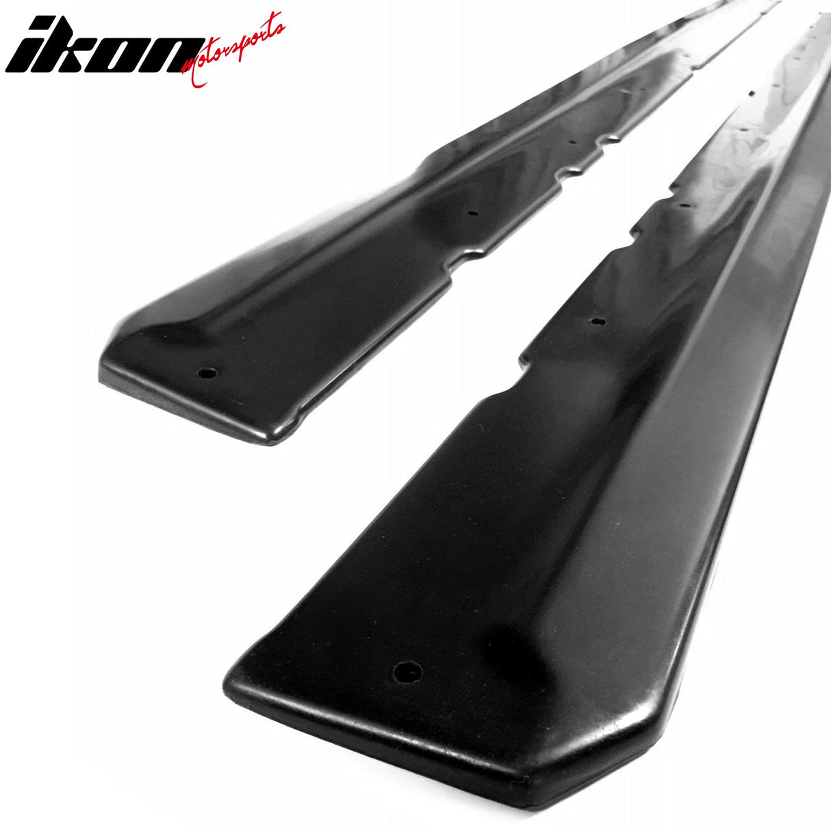 Universal Side Skirts 75" x 5" CDC Style Unpainted Black Rocker Panel