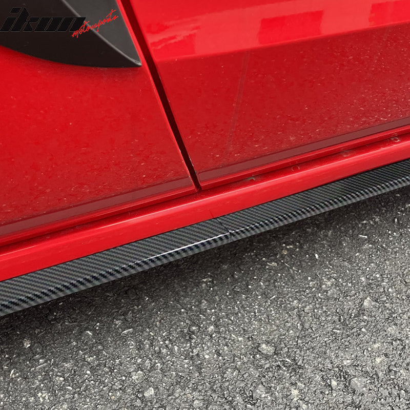 2005-2014 Ford Mustang GT500 Style Side Skirts ABS 2PC