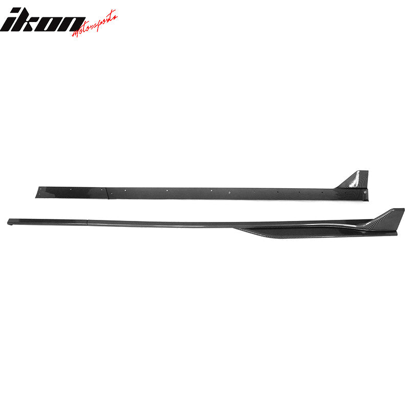 2005-2014 Ford Mustang GT500 Style Side Skirts ABS 2PC