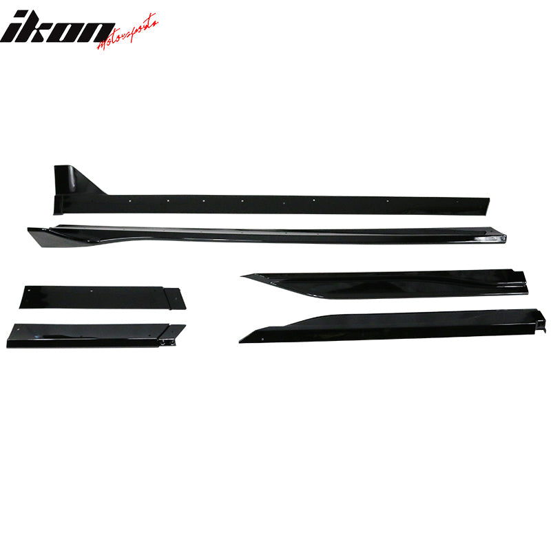 2005-2014 Ford Mustang GT500 Style Side Skirts ABS 2PC