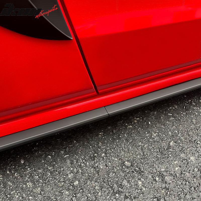 2005-2014 Ford Mustang GT500 Style Side Skirts ABS 2PC