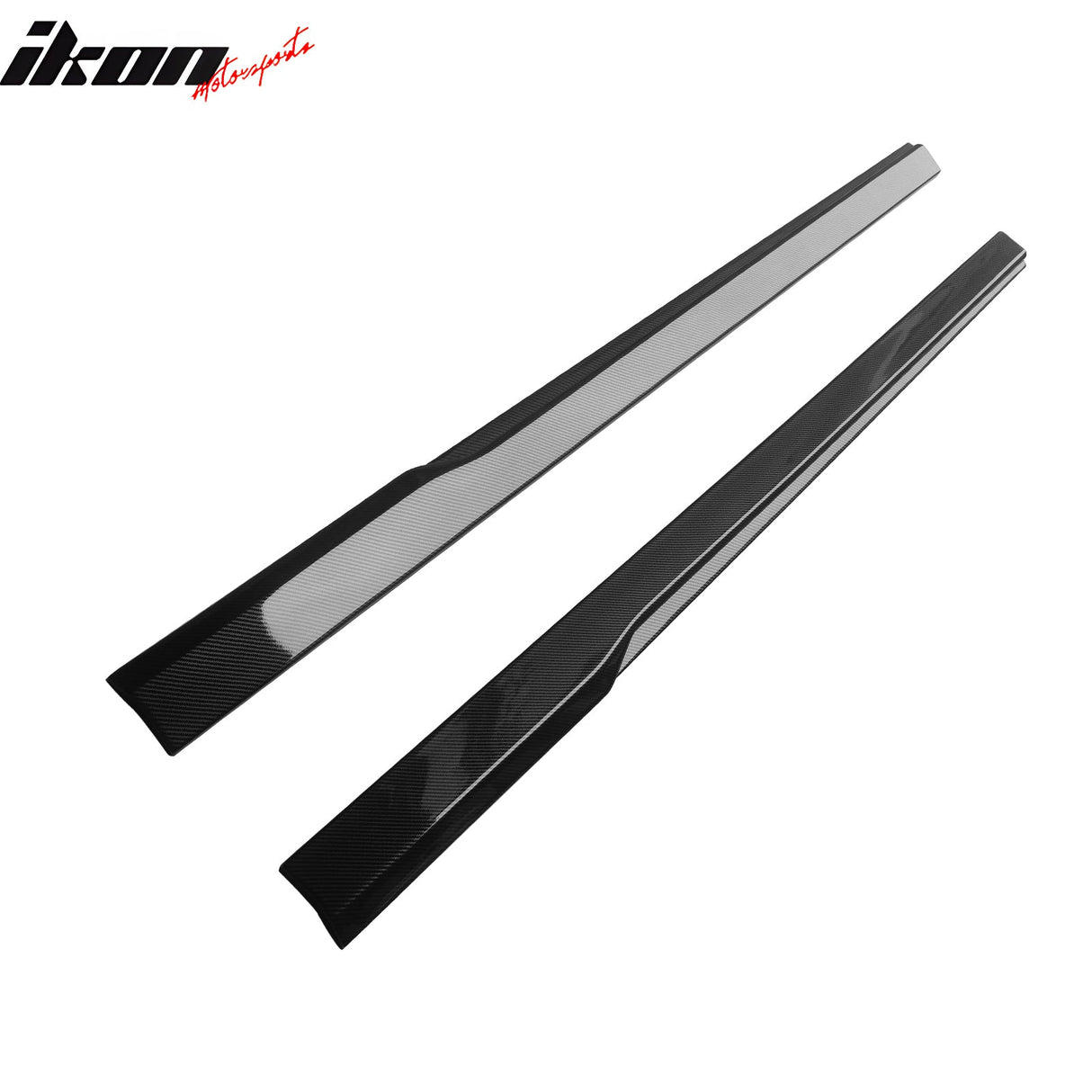 2024-2025 Ford Mustang IKON Style Side Skirts Add on ABS