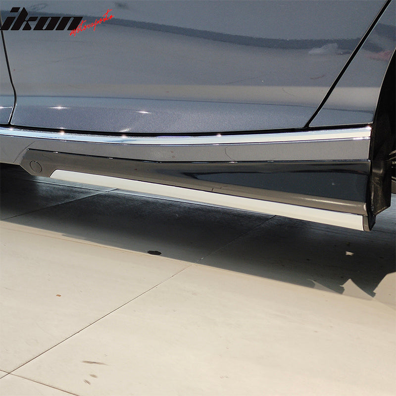 2018-2022 Honda Accord Sedan Gloss Black Side Skirts Rocker Pannel PP