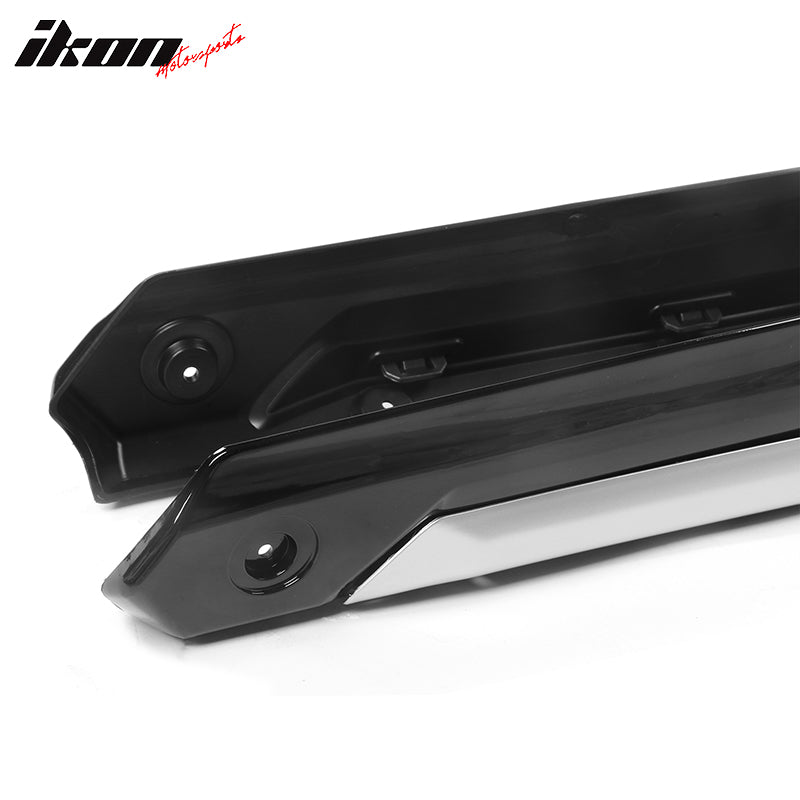 2018-2022 Honda Accord Sedan Gloss Black Side Skirts Rocker Pannel PP