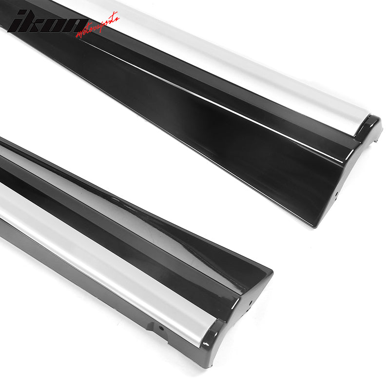 2018-2022 Honda Accord Sedan Gloss Black Side Skirts Rocker Pannel PP