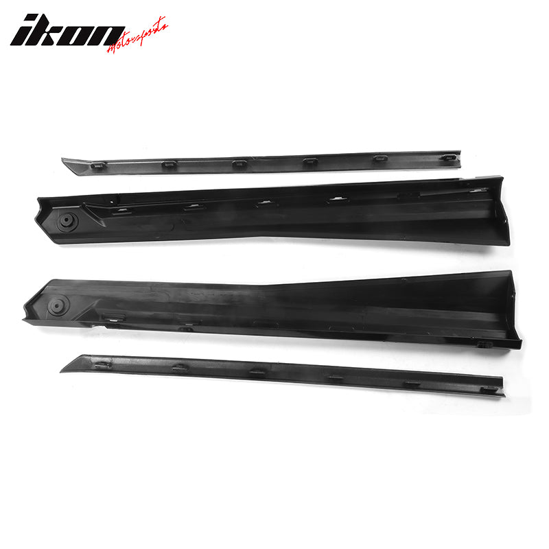 2018-2022 Honda Accord Sedan Gloss Black Side Skirts Rocker Pannel PP