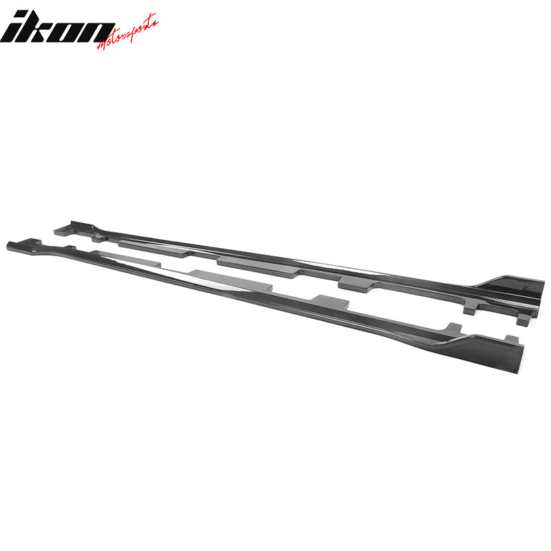 2018-2022 Honda Accord Side Skirts Extension ABS Carbon Fiber Print