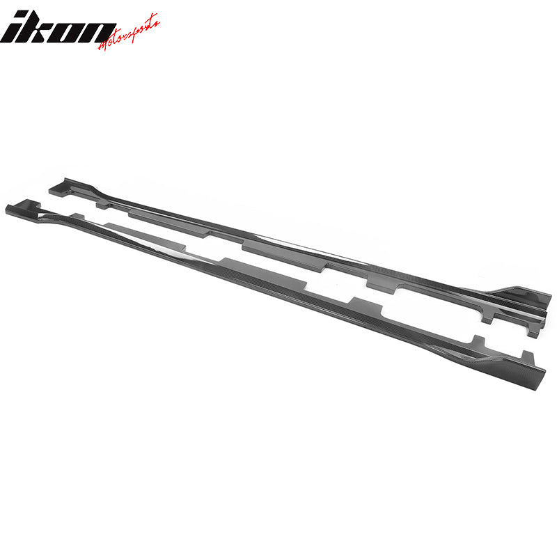 2018-2022 Honda Accord Side Skirts Extension ABS Carbon Fiber Print
