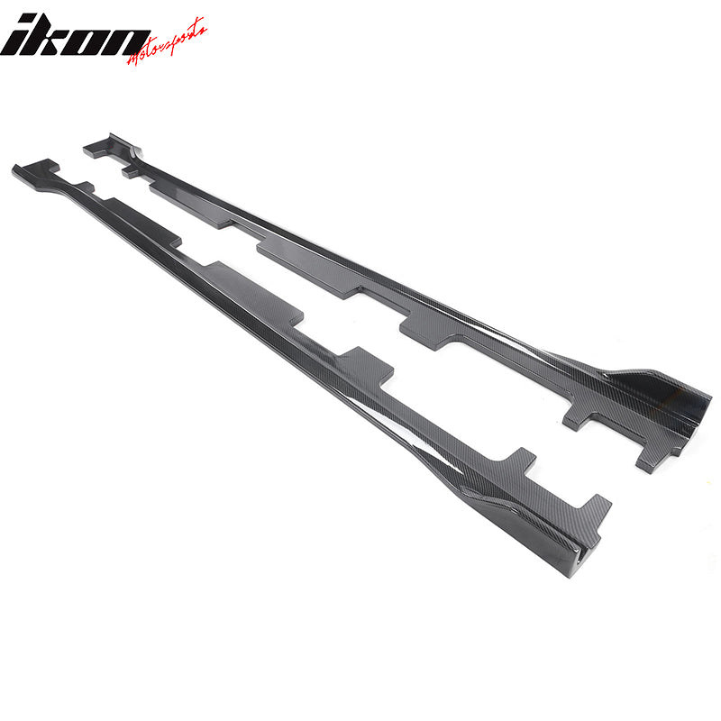 2018-2022 Honda Accord Side Skirts Extension ABS Carbon Fiber Print