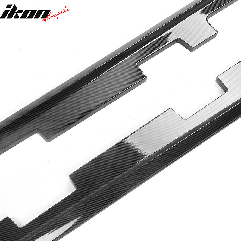 2018-2022 Honda Accord Side Skirts Extension ABS Carbon Fiber Print