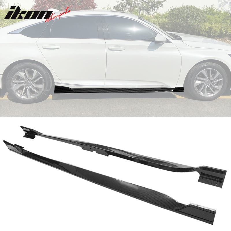2018-2022 Honda Accord 4PC Side Skirts Extension Rocker PP