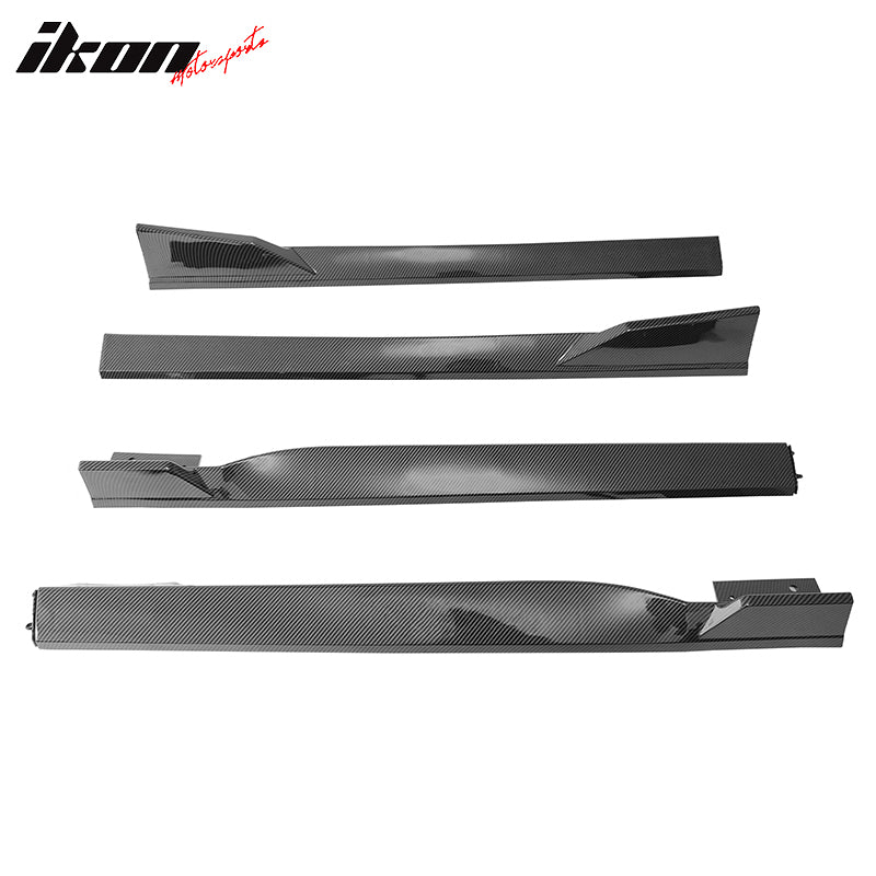 2018-2022 Honda Accord 4PC Side Skirts Extension Rocker PP