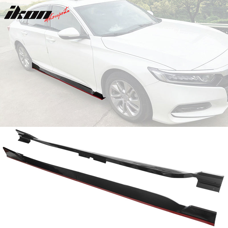 2018-2022 Honda Accord 4PC Side Skirts Extension Rocker PP