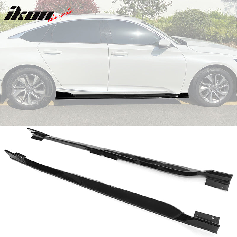 2018-2022 Honda Accord 4PC Side Skirts Extension Rocker PP