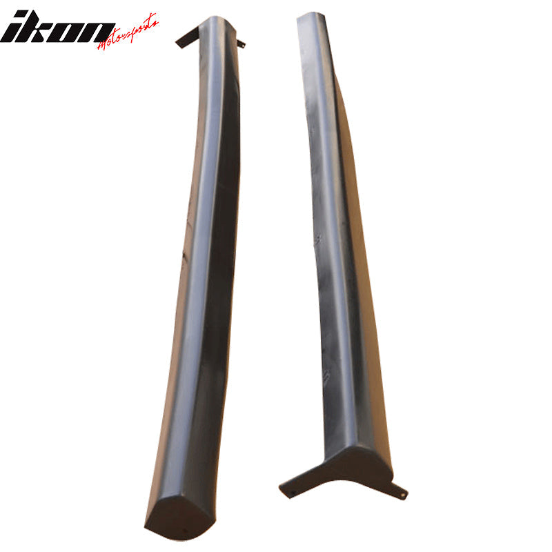 Fits 01-03 Honda Civic PP Front + Rear Bumper Lip + Side Skirts