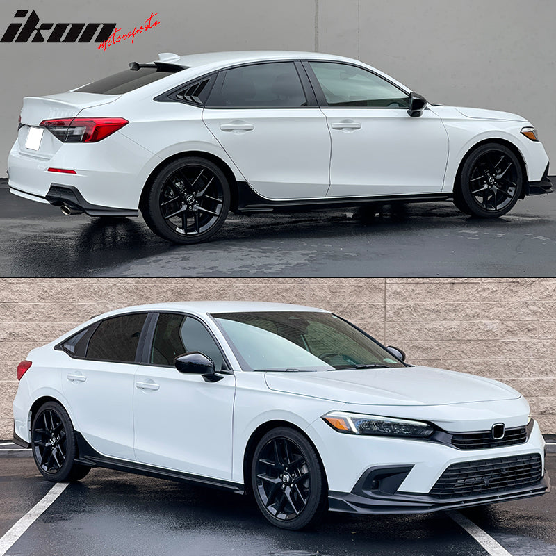 2022-2023 Honda Civic Sedan Mugen Style Side Skirts Panel